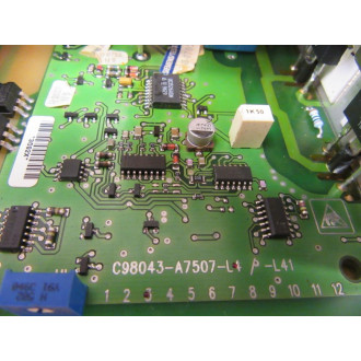 Siemens C98043-A7507-L4L41 Board C98040-A7507-P4-1 Board As Is - Parts Only