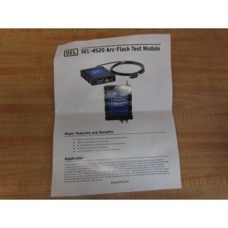 SEL SEL-4520 Arc-Flash Test Module Kit SEL4520 - New No Box