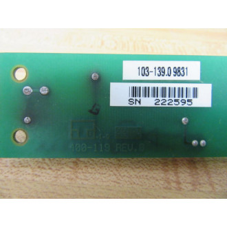 Unico 400-119 Bus Card 400119 - Used