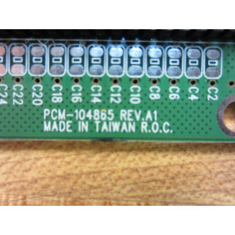R.O.C. PCM-104865 Termination Card PCM104865 - Used