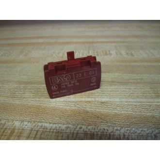 Baco 23-E01 Contact Block 23E01 Red - New No Box