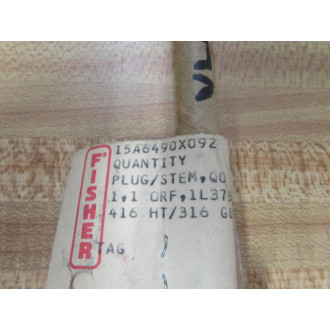 Fisher 15A6490X092 PlugStem Assembly - New No Box