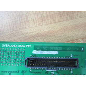 Overland Data 606835-102 Backplane 606835-002 - Used