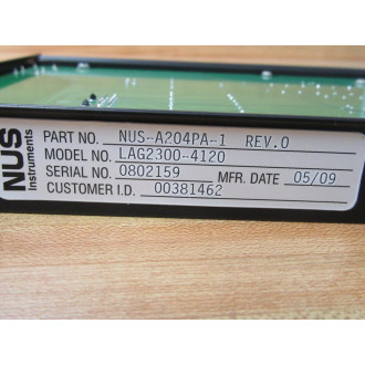 NUS Instruments LAG2300-4120 Board NUS-B188PA-1