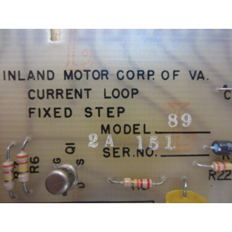 Inland Motor 33528-3 Current Loop Fixed Step 335283 - Used