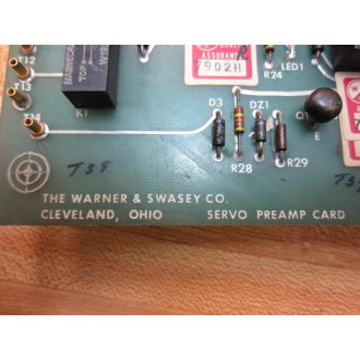 Warner & Swasey 8940-856 Card 8940856 8940-856D & 8940-6993D - Used