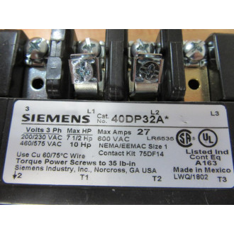 Furnas 40DP32AF Starter Black - New No Box