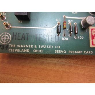 Warner & Swasey 8940-856 Card 8940856 8940-856D & 8940-6993B - Used