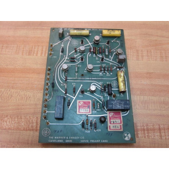Warner & Swasey 8940-856 Card 8940856 8940-856D & 8940-6993D - Used
