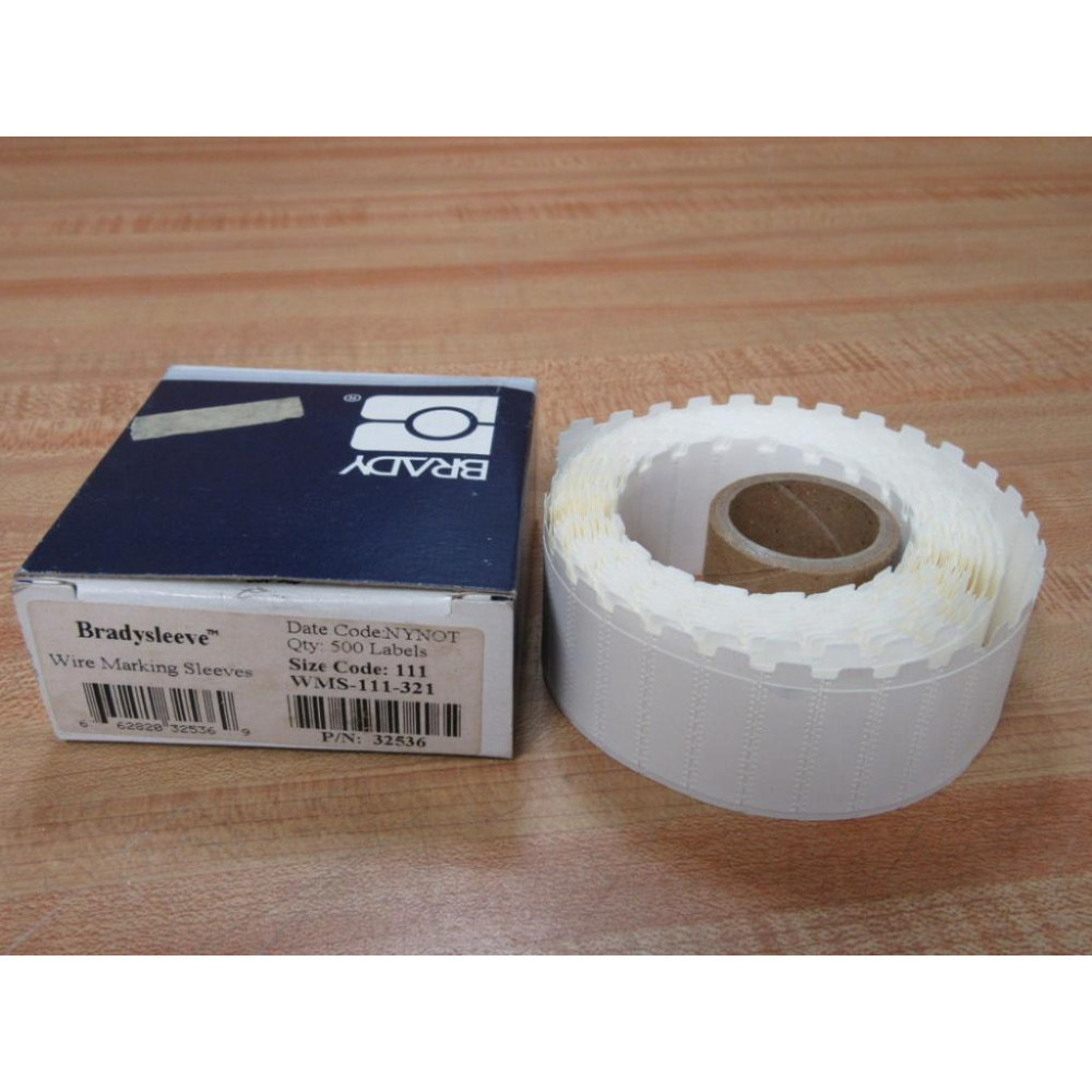 Brady WMS-111-321 I.D. PRO Plus LS2000 Heat Shrink Sleeves 500Roll 32536