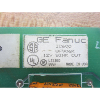 GE Fanuc IC600-BF906K Output Module IC600BF906K WSide Panel - Used