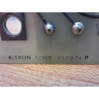 K-Tron 357074 Circuit Board Rev.D - Used