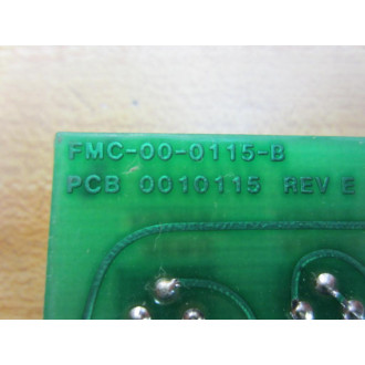 Micro Motion FMC-00-0115-B Analog Board FMC000115B PCB 0010115  Rev.E - Used