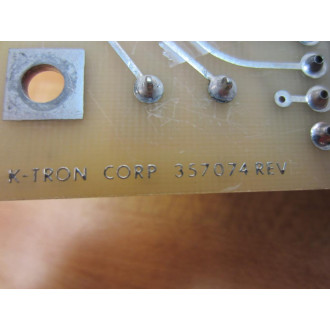 K-Tron 357074 Circuit Board Rev.D - Used