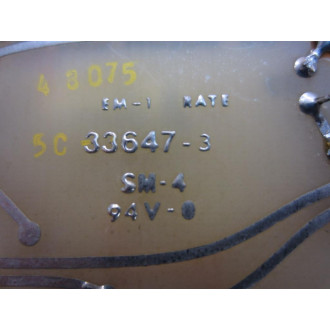 Inland Motor EMI-89 Velocity Loop Board 33647-3 Color of Board May Vary - Used