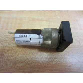Allen Bradley 800A-L Light 800AL No Lens Rectangle - Used