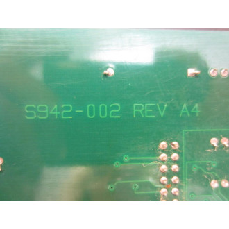 Modicon S942-002 Circuit Board S942002 AS-S942-012 Rev.A - Used
