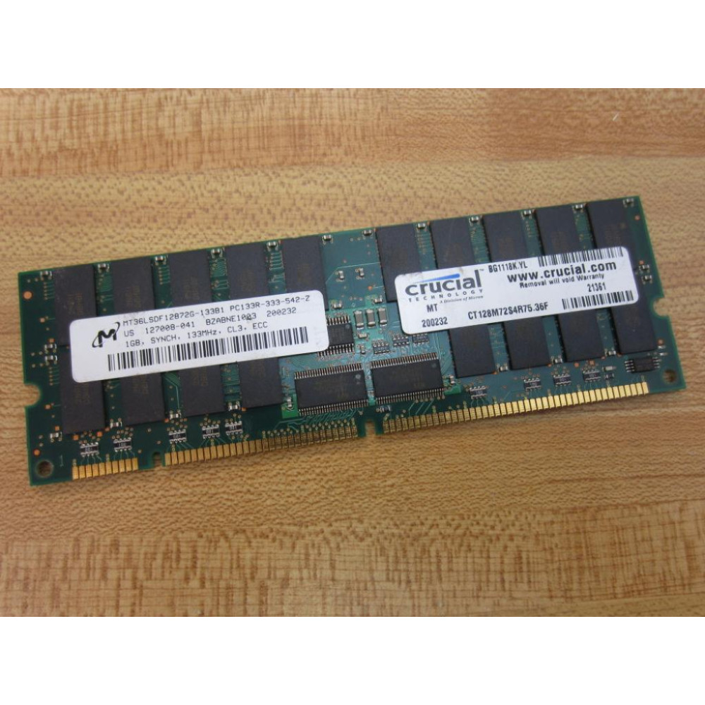 Crucial CT128M72S4R75.36F Memory Board CT128M72S4R7536F