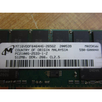 Dell MT16VDDF6464HG265G2.D Memory Module 512MB - Used