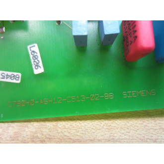 Siemens C79040-A6412-C513-02-86 Circuit Board C79040A6412C5130286 - Used