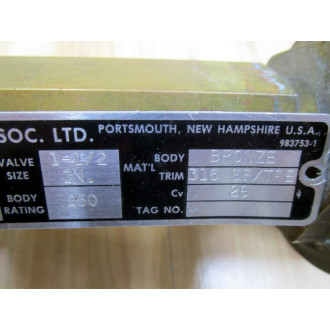 H.D. Baumann 54-24577EF Valve 5424577EF - New No Box
