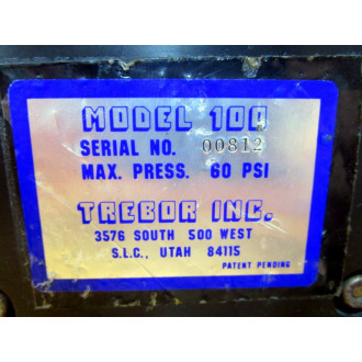 Trebor Model 100 Pump MODEL100 - Used