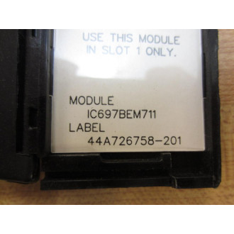 GE Fanuc IC697BEM711E Bus Receiver - Used