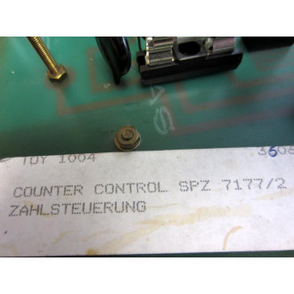 Zahlsteuerung SPZ 7177 Circuit Board SPZ 71772 - Used