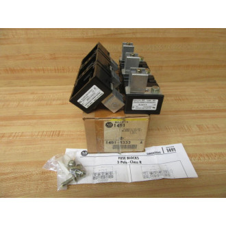 Allen Bradley 1491-R333 Fuse Block 40023-418-01 Series A