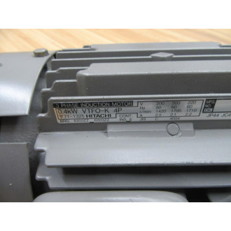 Hitachi B133048 Motor RPM 1700 wBrake MSIS-HBA - Used