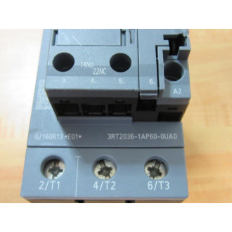 Siemens 3RT2036-1AP60-0UA0 Contactor 3RT20361AP600UA0 - New No Box