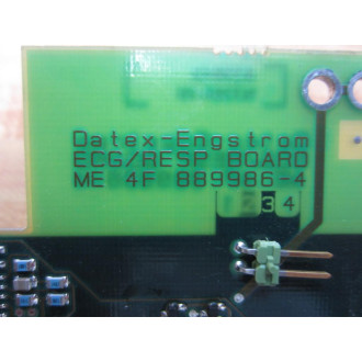 Datex-Engstrom ME 4F 889986-4 ECGRESP Board ME4F8899864 - Used