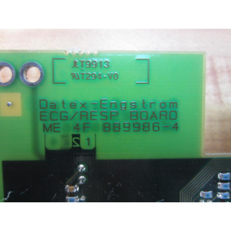 Datex-Engstrom ME 4F 889986-4 ECGRESP Board ME4F8899864 - Used
