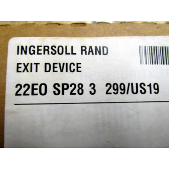 Ingersoll Rand 22E0 SP28 3 299US19 IR Door Push Handle 22E0SP283299US19
