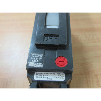 General Electric THED113020 20A Circuit Breaker - Used