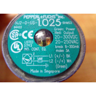 Pepperl + Fuchs NJ2-D-US-1.025-BHMS3 Proximity Switch NJ2DUS1025BHMS3 - New No Box
