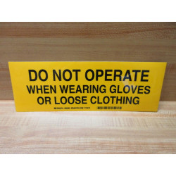 Brady 88283 DO NOT OPERATE Sign - New No Box