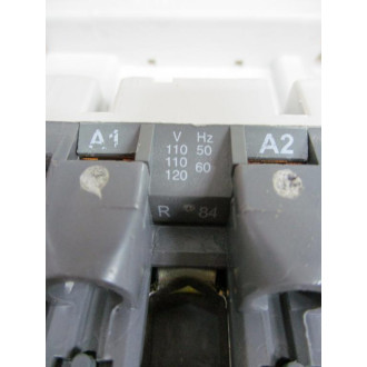 ABB A75-30 Non-Reversing Contactor A75-30-84 Damaged DIN Rail - Used