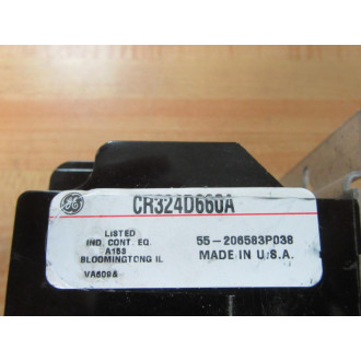 General Electric CR324D660A Thermal Overload Relay - New No Box