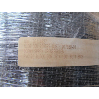 209582 PVC120 Cos Conveyor Belt 00114627 6"x100'