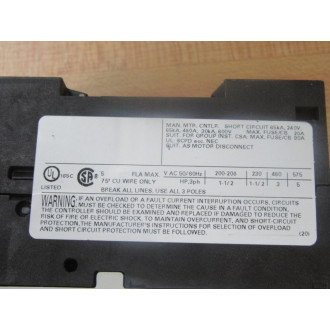 Siemens 3RV1321-1FC10 5A Circuit Breaker 3RV13211FC10 - New No Box