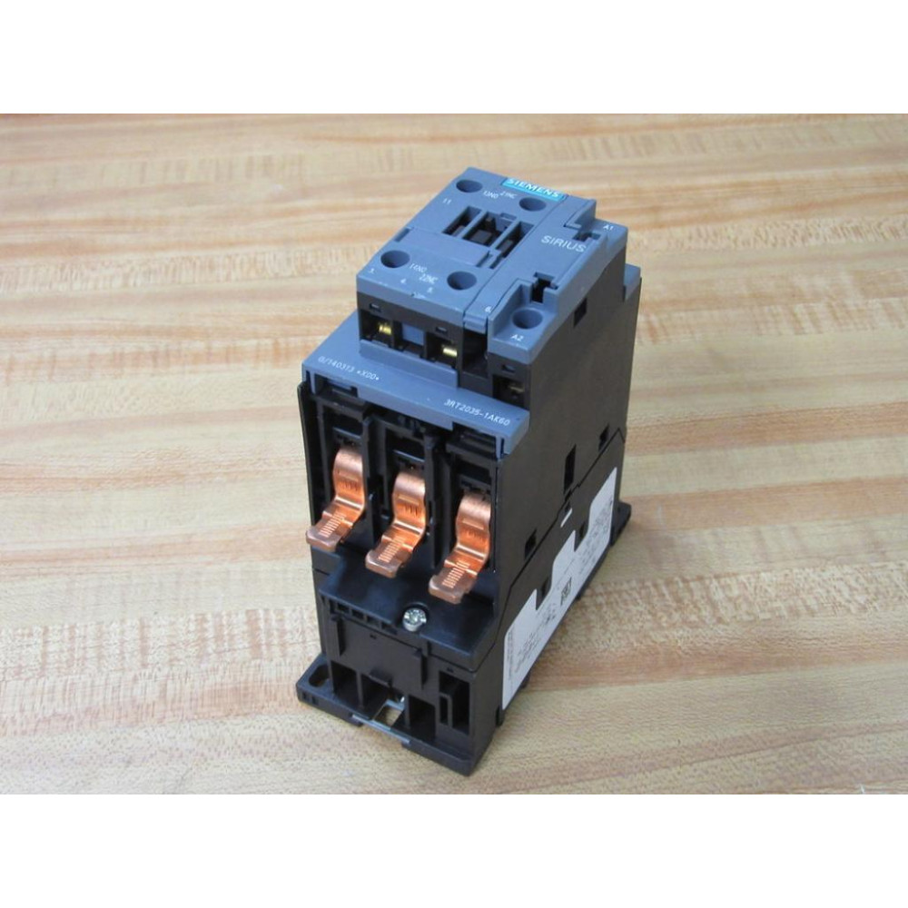 Siemens 3RT2035-1AK60 Contactor 3RT20351AK60 - New No Box
