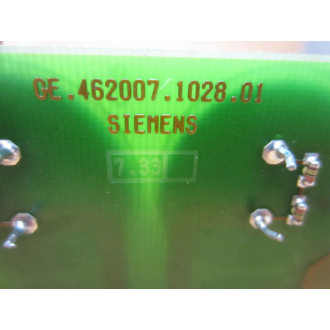 Siemens GE.462007.1028.01 Capacitor Board GE462007102801 - Used