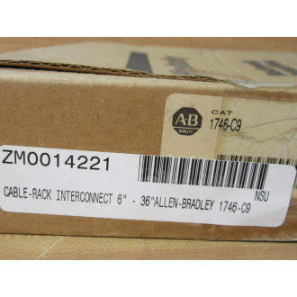 Allen Bradley 1746-C9 SLC 500 3' Cable-Rack Interconnect 1746C9