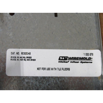 Walker RC92GHB Service Head Housing & Base Housing Only