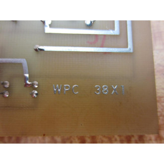 Web Print WPC-38X1 Control Board WPC38X1 - Used