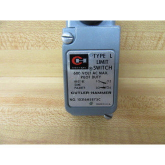 Cutler Hammer 10316H5875C Limit Switch - New No Box
