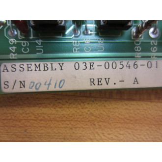 Murata 03E-00546-01 Control Board 04E-00297-00 - Used