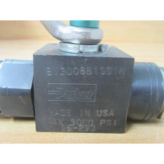 Parker BV3D08B1SS1N High Press Diverter Valve - Used