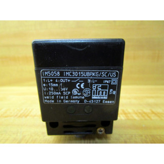 IFM Efector IMC3015UBPKGSCUS Proximity Switch IMC3015UBPKGSCUS - New No Box